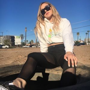 Tinkerbell Cropped Hoodie